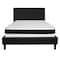 Flash Furniture Queen Platform Bed Set, Black SL-BMF-23-GG - alternate 5